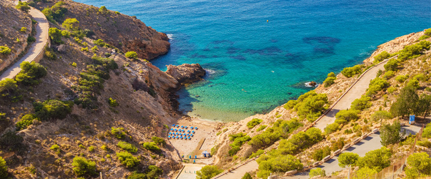 Playas de Benidorm. Cala Ti Ximo